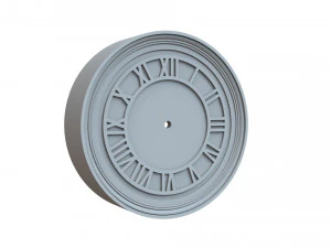 Back to the future 3- Clock 3D Print Model