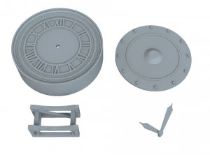 Back to the future 3- Clock 3D Print Model