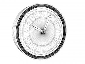 Back to the future 3- Clock Modelo de impresión 3D
