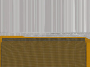 20ft Po Lloid Open Top shipping Container 3D Model