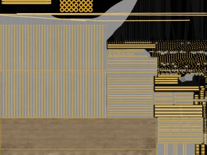 20ft Po Lloid Open Top shipping Container 3D Model