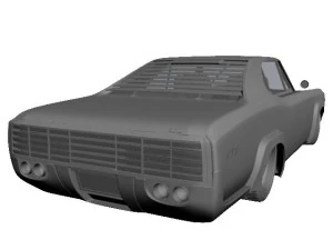 pontiac gto tuning 3D Model