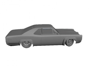 pontiac gto tuning 3D Model