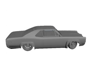 pontiac gto tuning 3D Model
