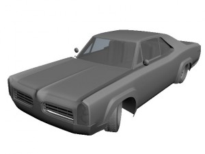 pontiac gto tuning 3D Model