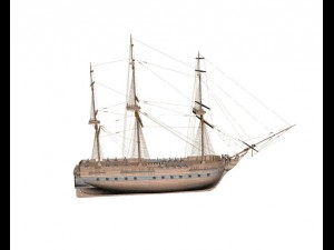 the destroyer of the forts the modified frigate 3D Model