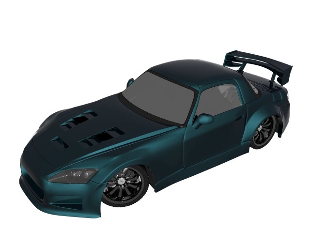 work of the beginner honda s2000 Modelo 3D .c4d .max .obj .3ds .fbx .stl .blend