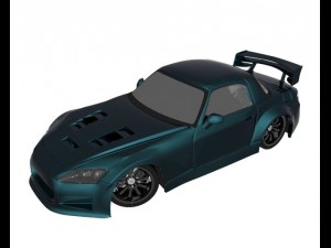 work of the beginner honda s2000 3D मॉडल