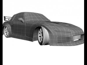 work of the beginner honda s2000 3D Model