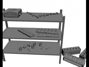 ricambi auto Modello 3D