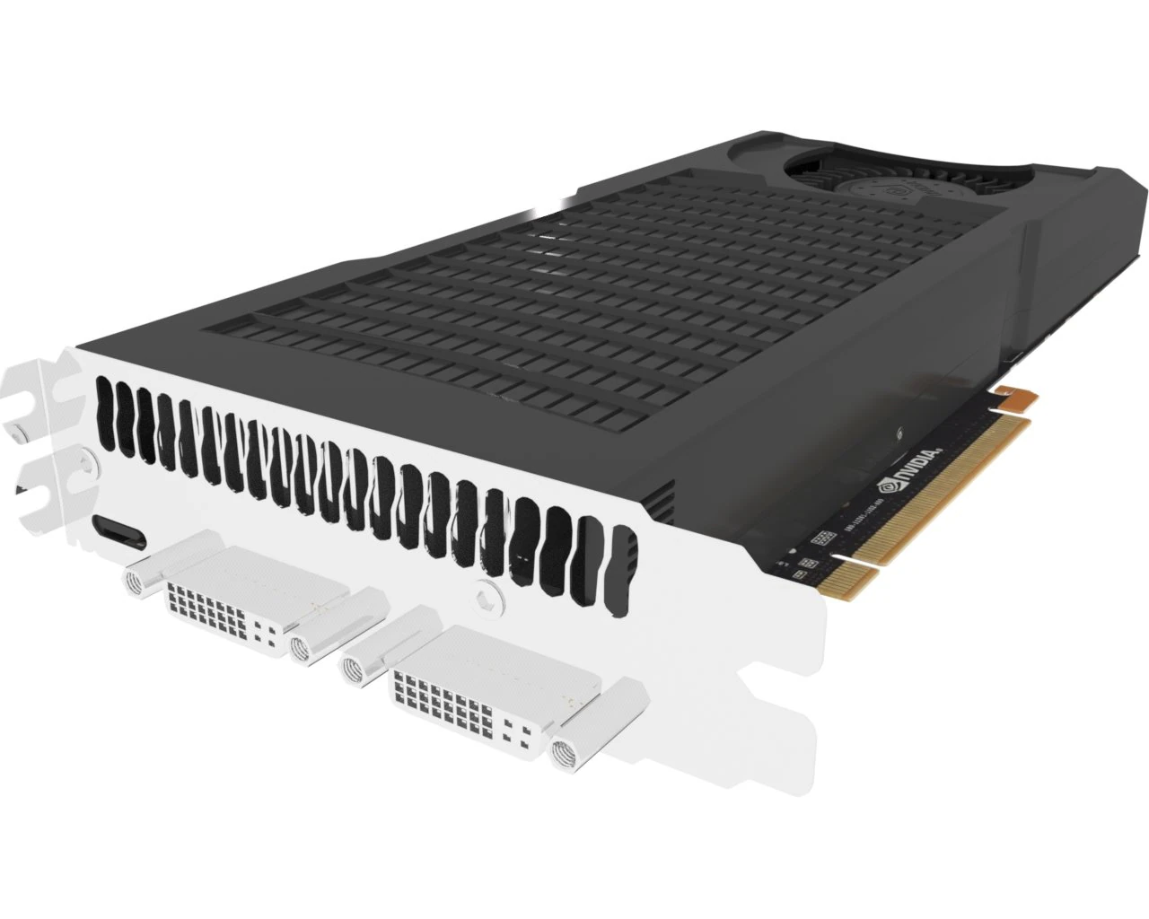 video card gtx 580 3D Model .c4d .max .obj .3ds .fbx .stl .blend