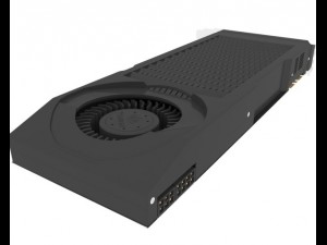 video card gtx 580 3Dモデル
