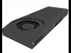 video card gtx 580 3D Model