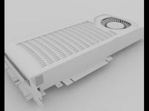 video card gtx 580 3D Model