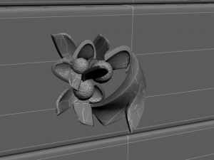 little table Modèle 3D