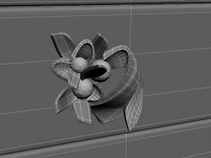 little table Modèle 3D