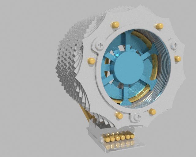 thermaltake spinq cooling for cpu 3D Model .c4d .max .obj .3ds .fbx .stl .blend 