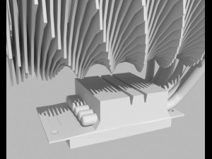 thermaltake spinq cooling for cpu 3D Model