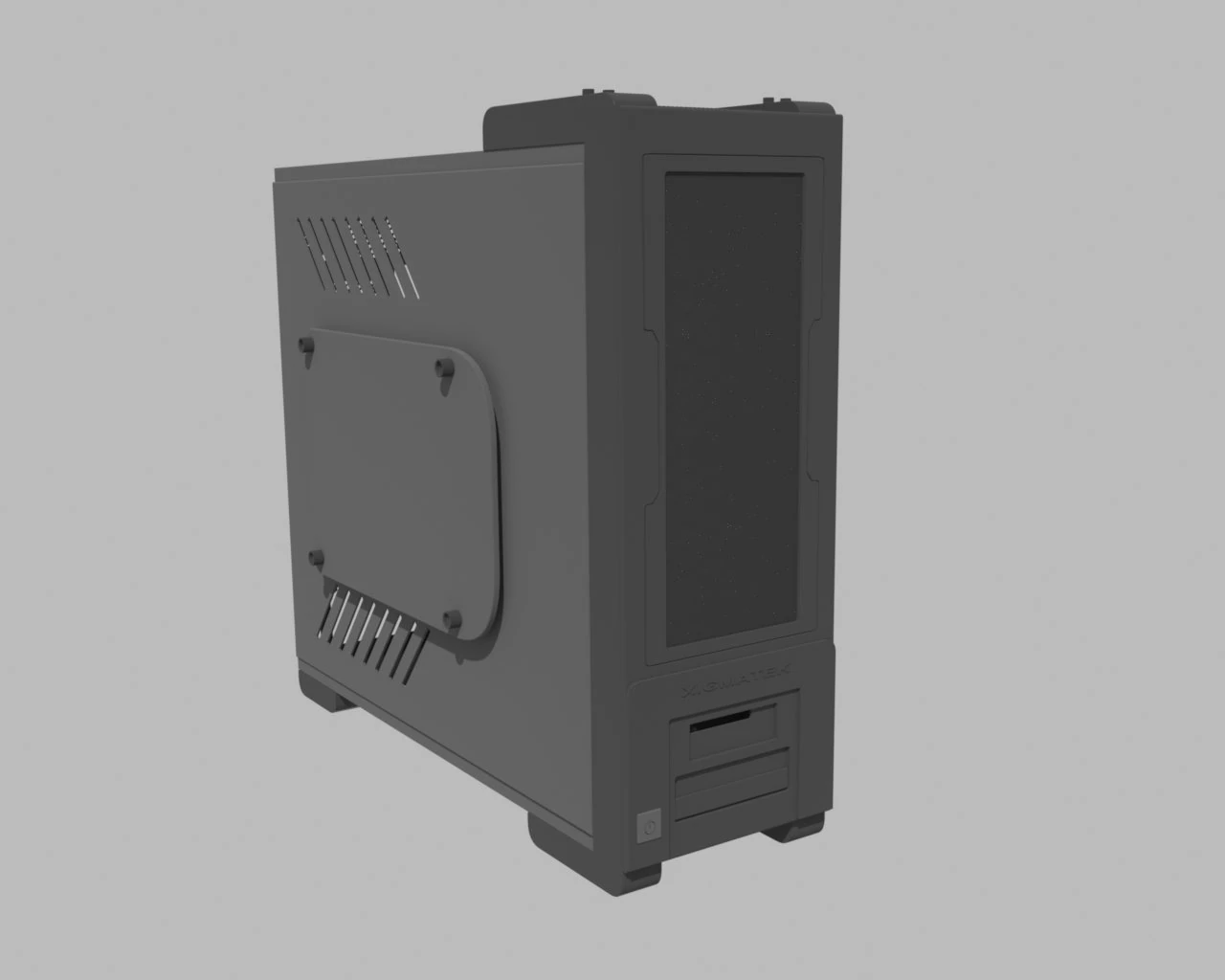 the computer case 3D Model .c4d .max .obj .3ds .fbx .stl .blend