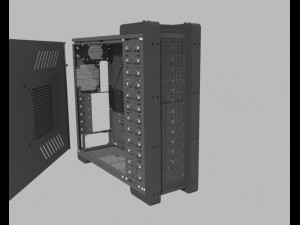 the computer case Modèle 3D