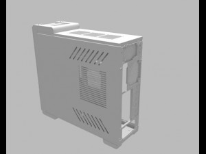 the computer case Modèle 3D