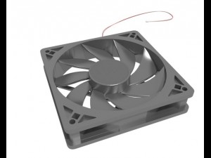 the computer case fan Modèle 3D