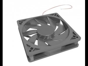 the computer case fan 3D Model