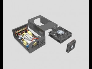 power supply unit for the computer 3D Model
