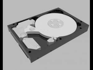hdd samsung 320gb 3D 모델