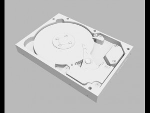 hdd samsung 320gb 3D 모델