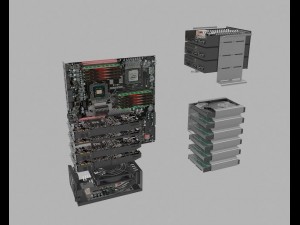 the highefficiency computer 3D 모델