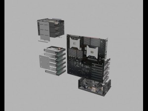 the highefficiency computer 3D 모델