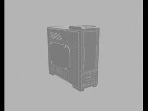 고효율 컴퓨터 3D 모델