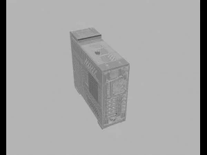 고효율 컴퓨터 3D 모델