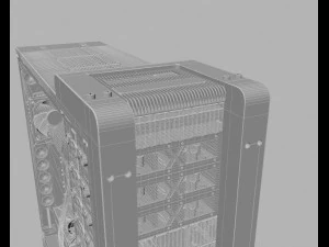 고효율 컴퓨터 3D 모델