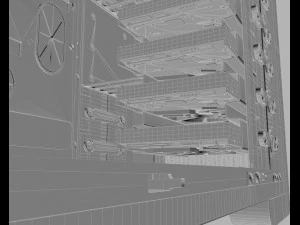 고효율 컴퓨터 3D 모델