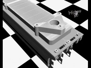 ram ddr iii  water block mips 3D Model