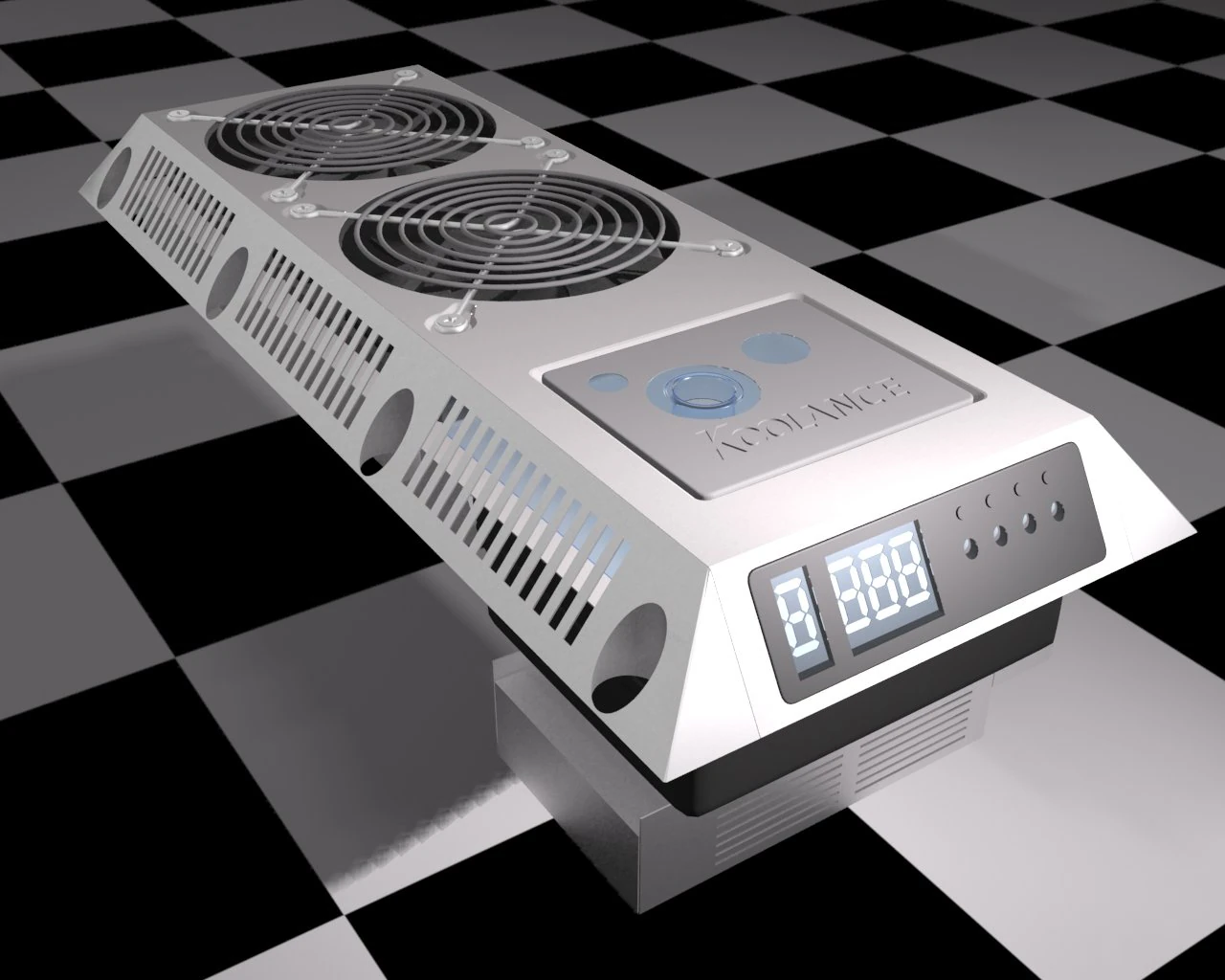 koolance inx720bk 3D Model .c4d .max .obj .3ds .fbx .stl .blend 