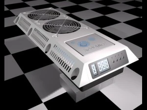 koolance inx720bk Modello 3D