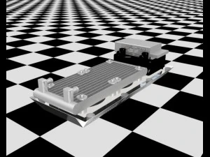 koolance inx720bk 3D Model