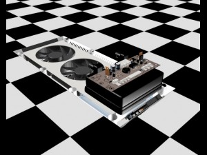 koolance inx720bk 3D 模型