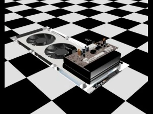 koolance inx720bk 3D Model