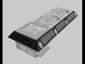 koolance inx720bk 3D Model