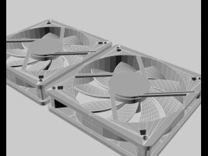 koolance inx720bk 3D Model