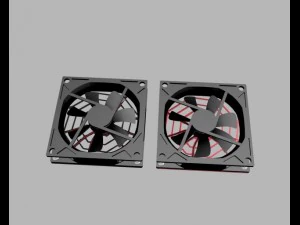 lian li 120mm spider fan guard 3D Model