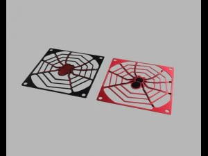 lian li 120mm spider fan guard 3D Model