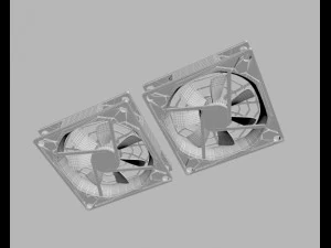 lian li 120mm spider fan guard 3D Model