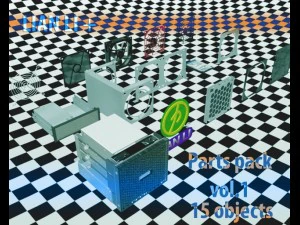 Lian Li Teilepaket Band 1 3D Modell