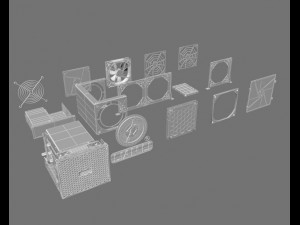 lian li  parts pack vol1 3D Model