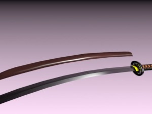 katana Model 3D